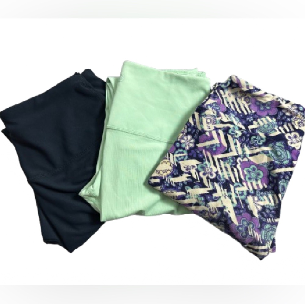 Set of 3 Athletic Leggings Size S